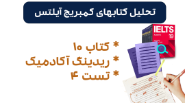 تحلیل ریدینگ آیلتس آکادمیک کمبریج 10 - تست 4: بررسی سوالات، نکات کلیدی و استراتژی‌های پاسخ دهی